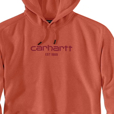 Carhartt Force® 105569 Relaxed Fit Lightweight Sweatshirt-Orange Heather